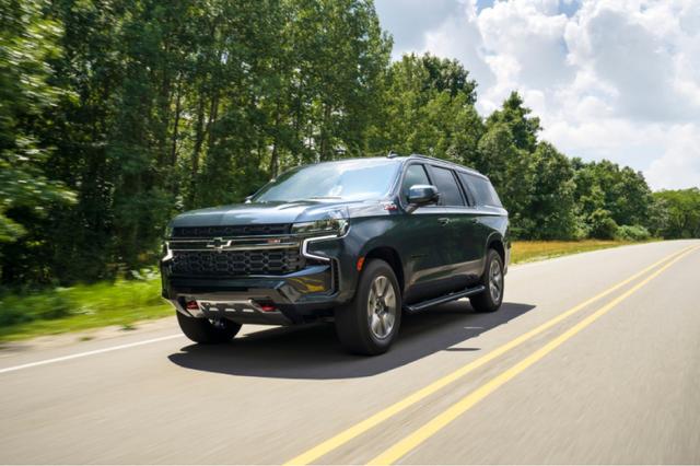 Chevy’s 2021 Suburbans are one of the President’s forms of transportation.