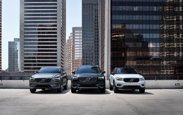 Volvo’s 2021 XC40, XC60, and XC90 SUVs.