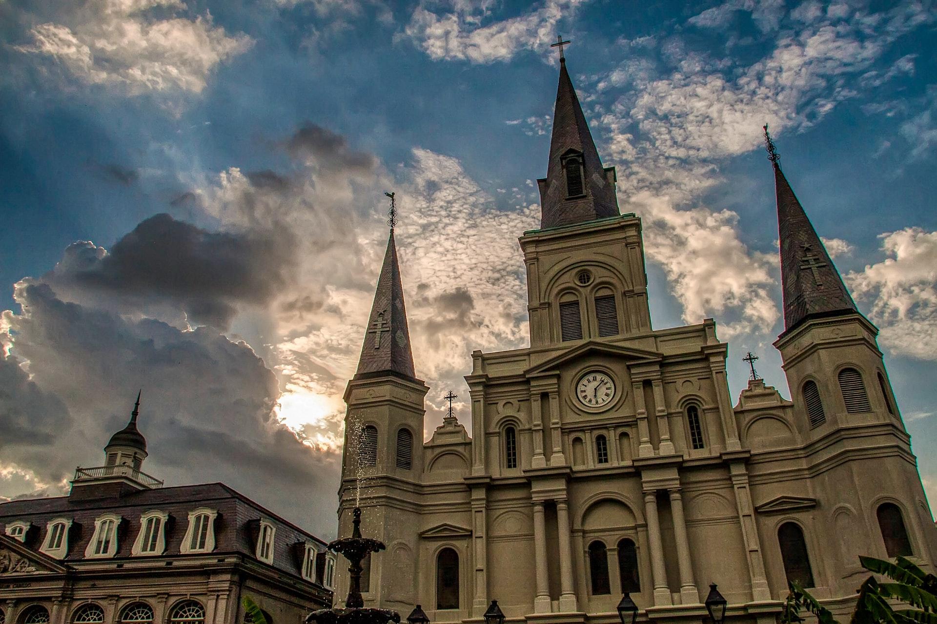 Iconic St. Louis Cathedral in New Orleans.