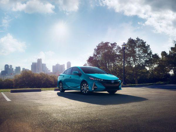 Image of a blue Prius courtesy of Toyota.