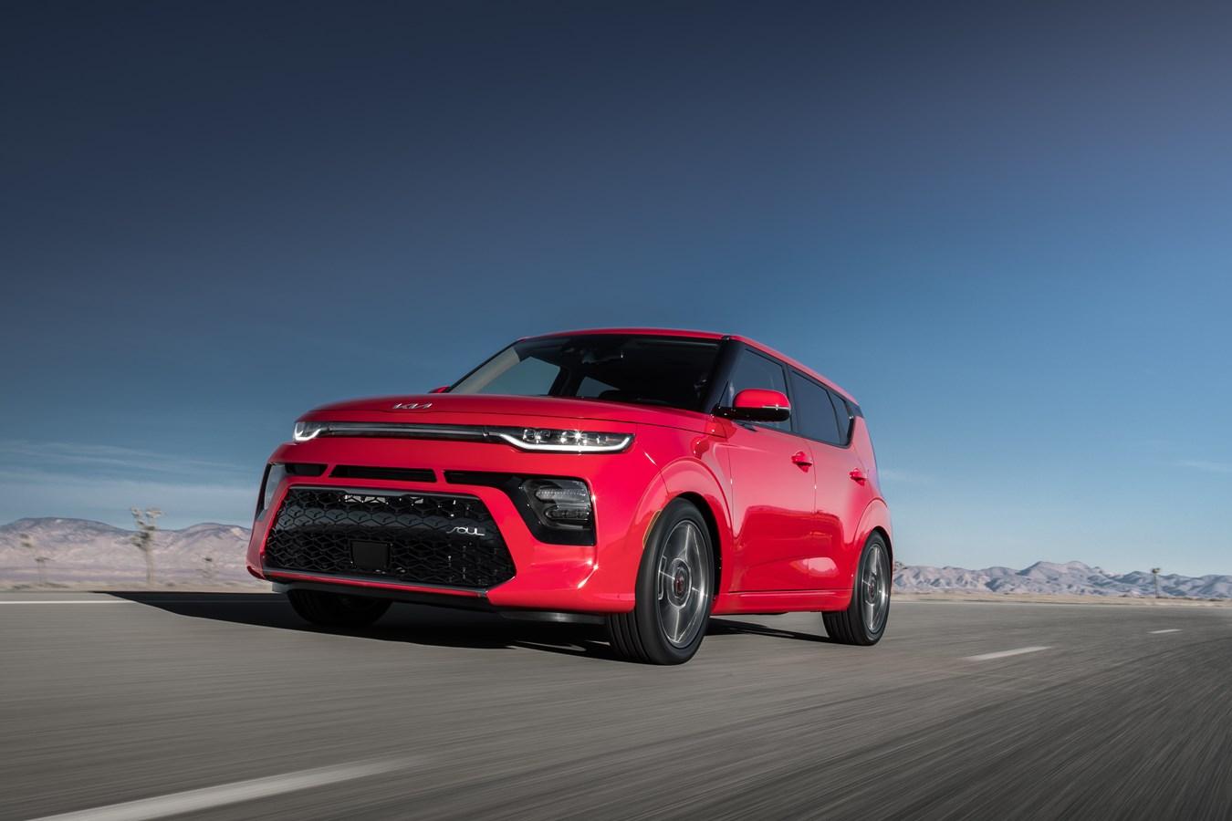 Image of a red Soul courtesy of Kia.