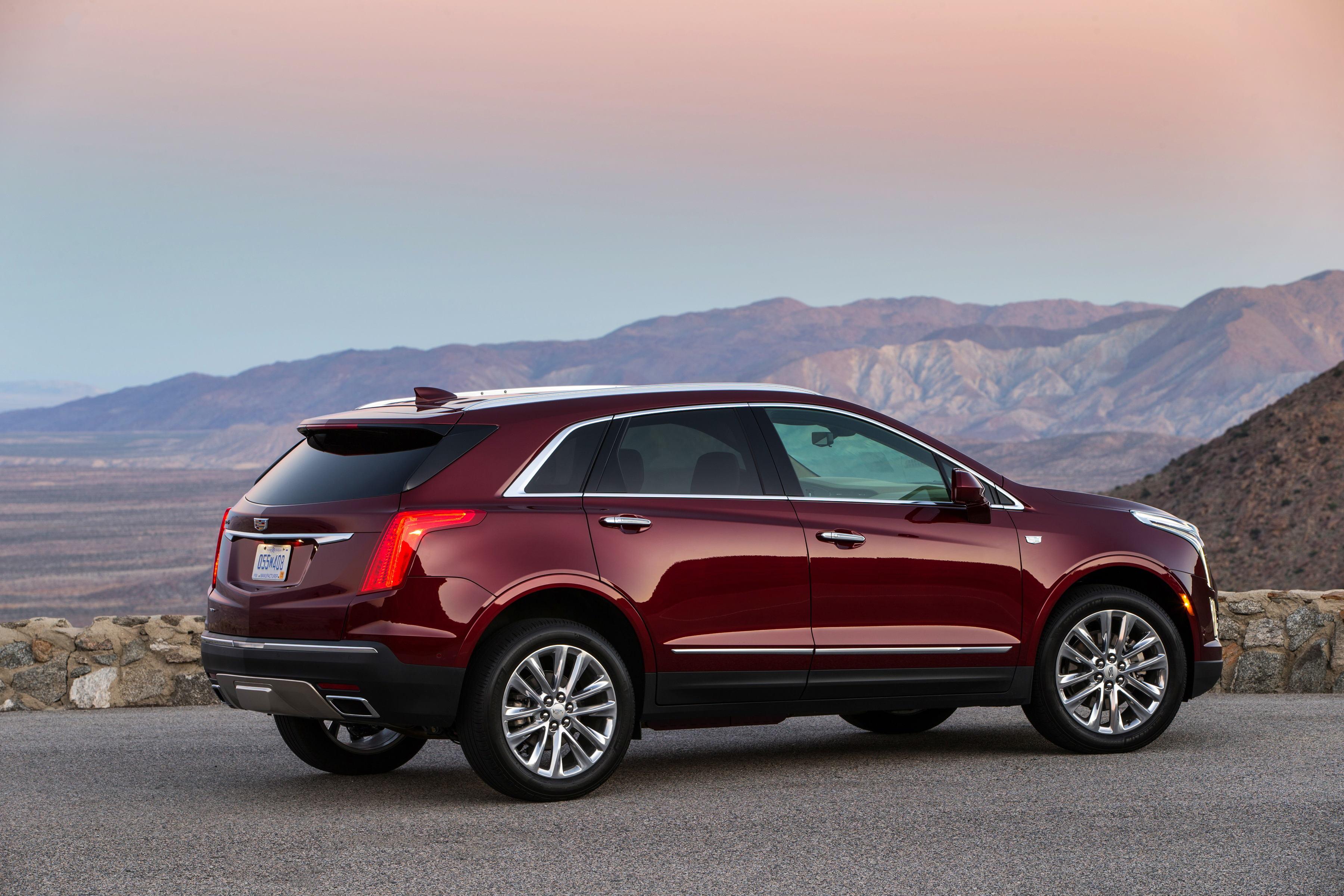 Image of a red XT5 courtesy of Cadillac.