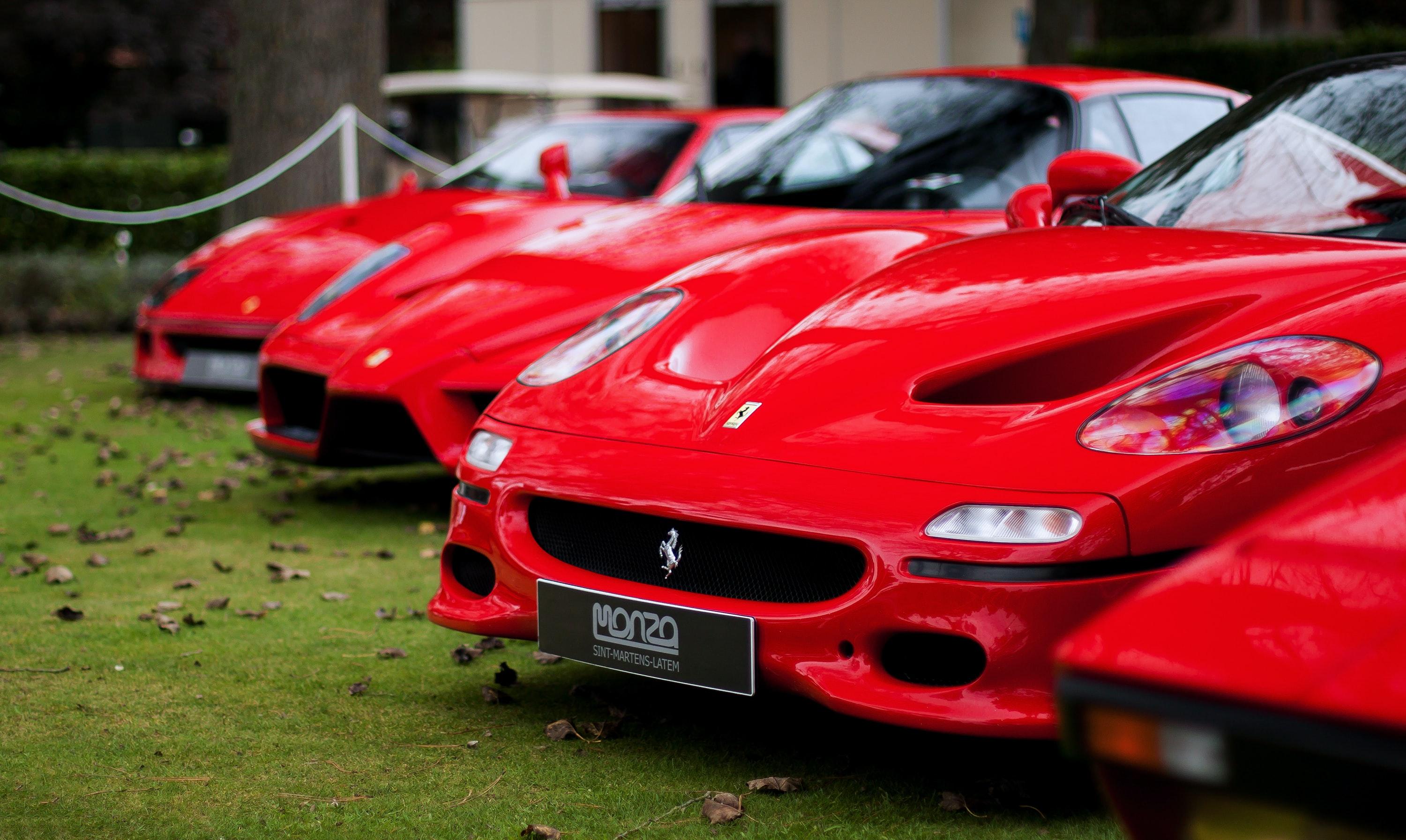 red Ferraris