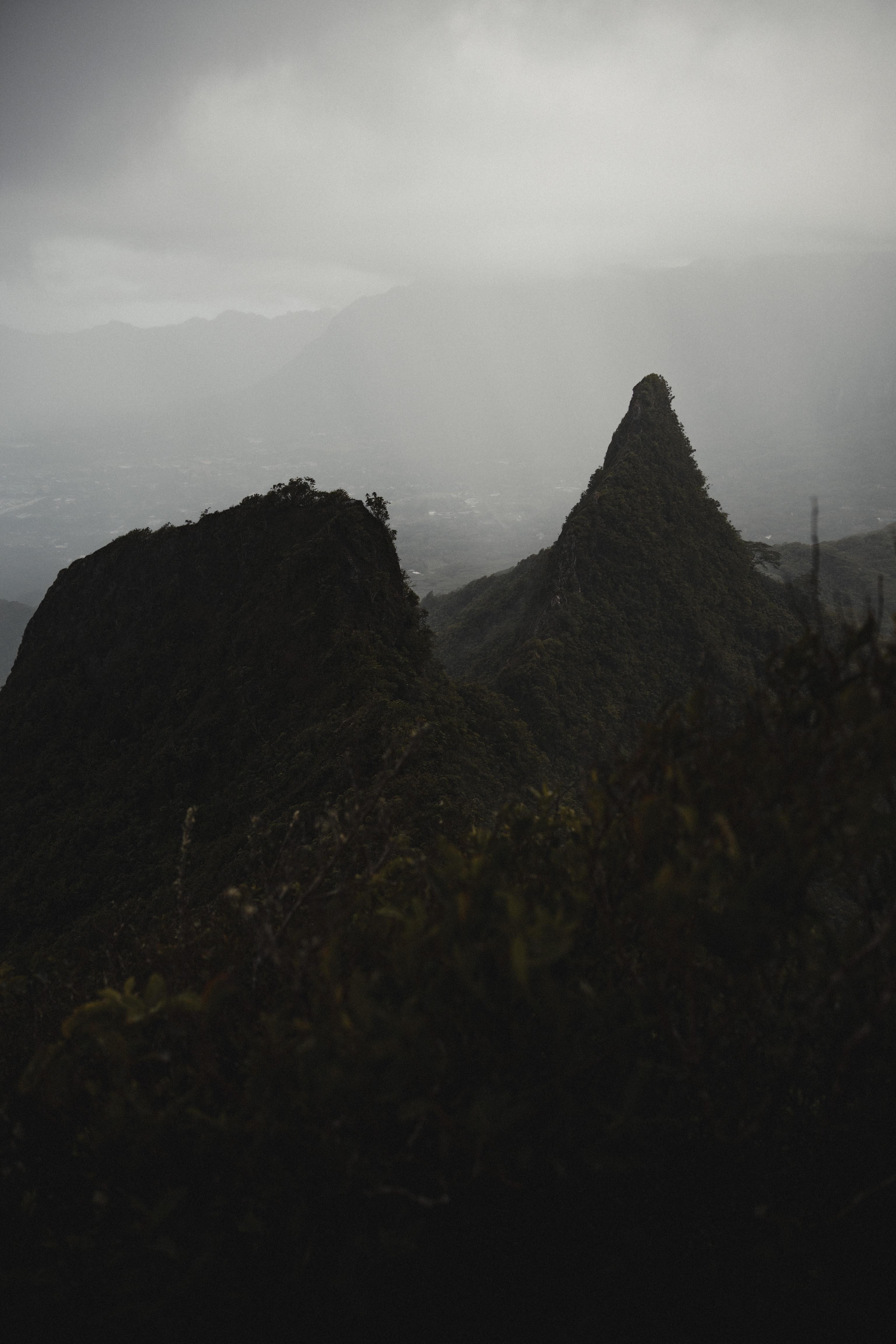 Olomana Ridge in Maunawili.