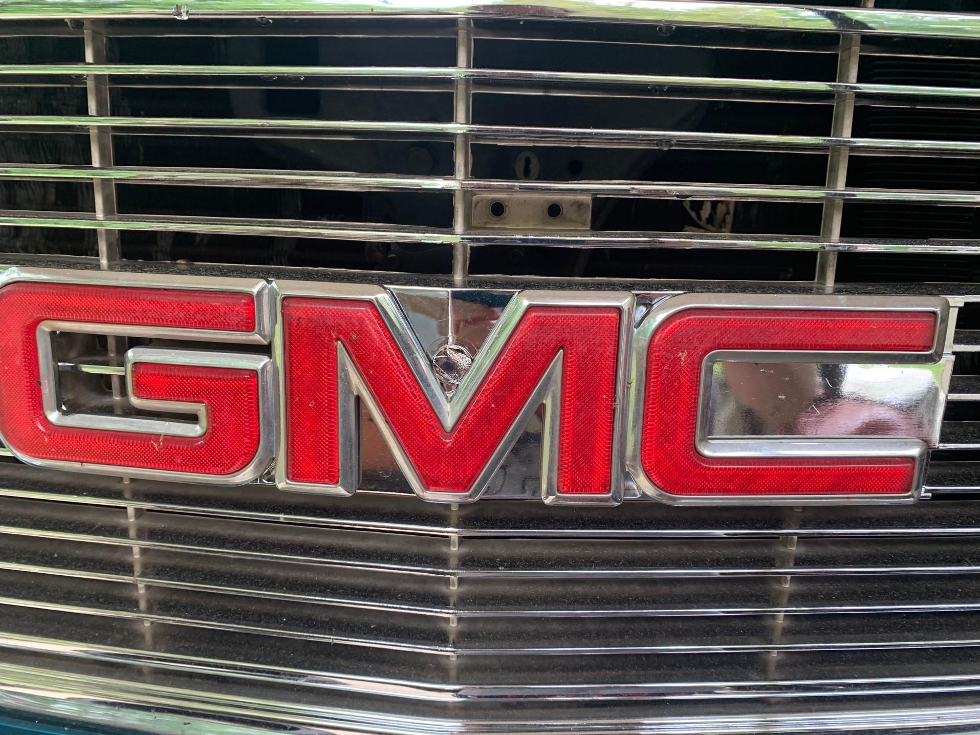 GMC logo on car