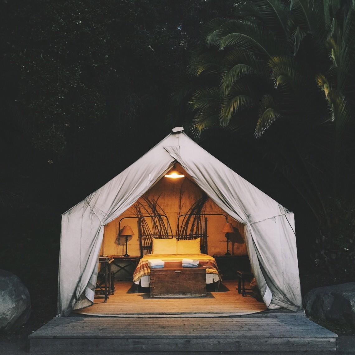 Glamping is taking the nation by storm, but it’s a little older than you might think.