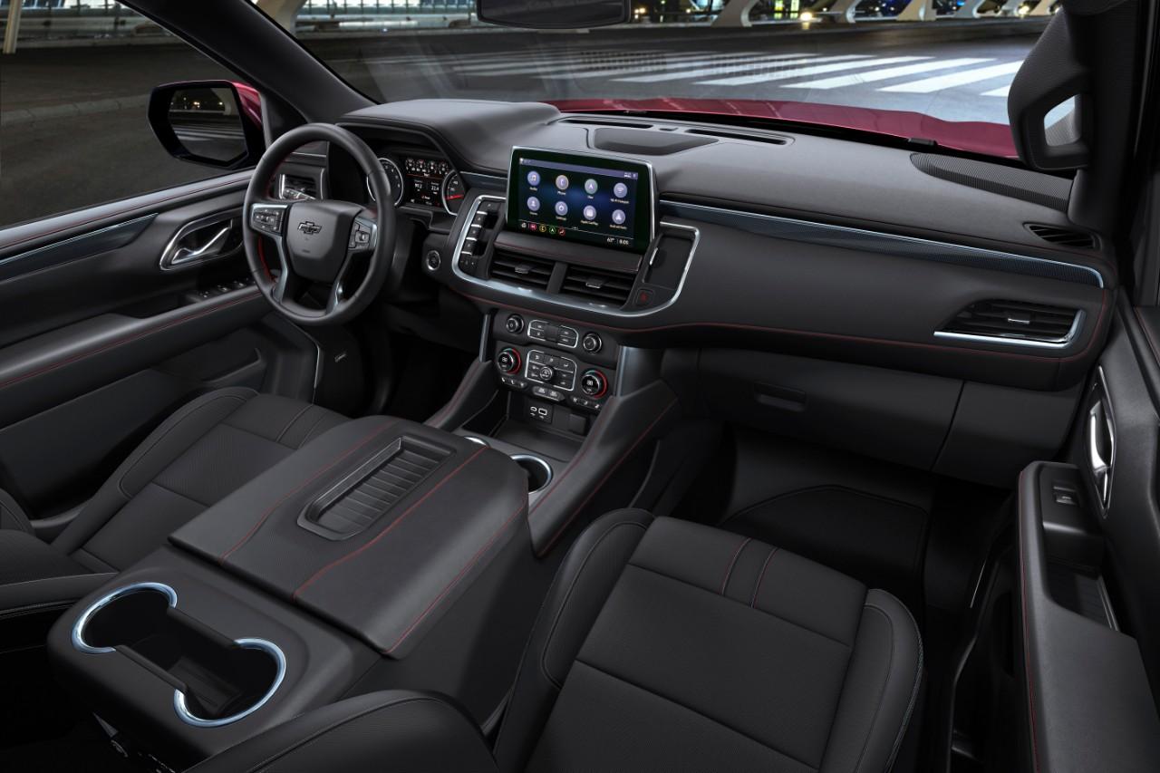 The 2021 Chevy Tahoe has a functional and luxurious interior.
