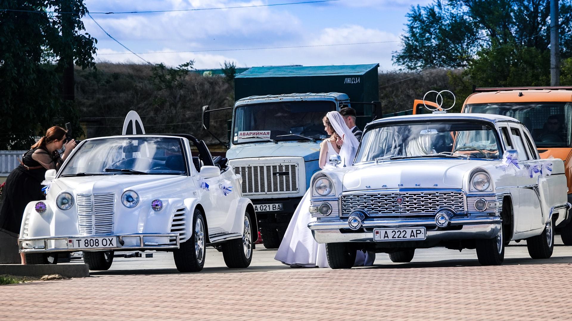 The tradition of tying cans to the back of a wedding car draws its roots to France.