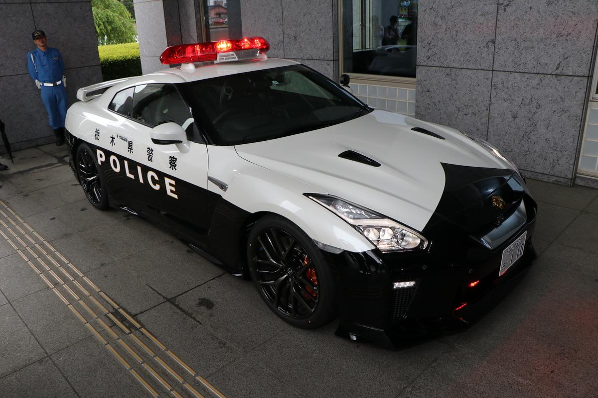 Japan’s police force drives around some eye-catching patrol cars.