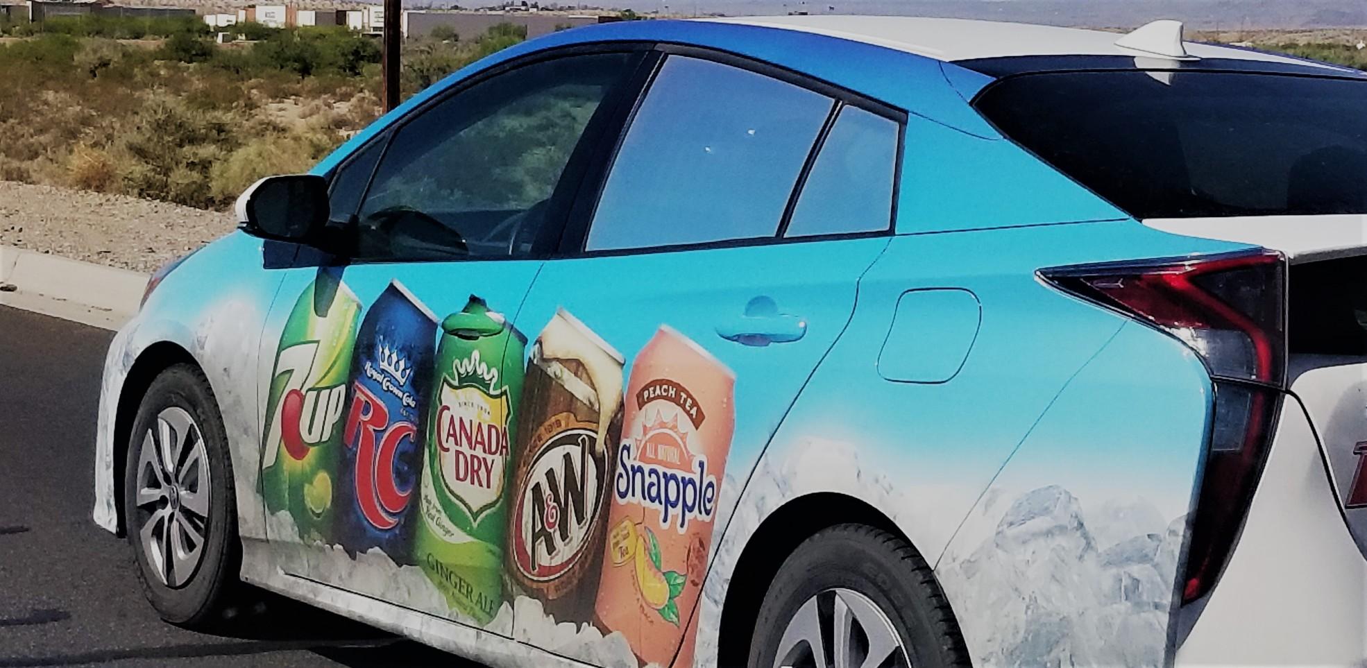 Would you let a company advertise on your car for cash?