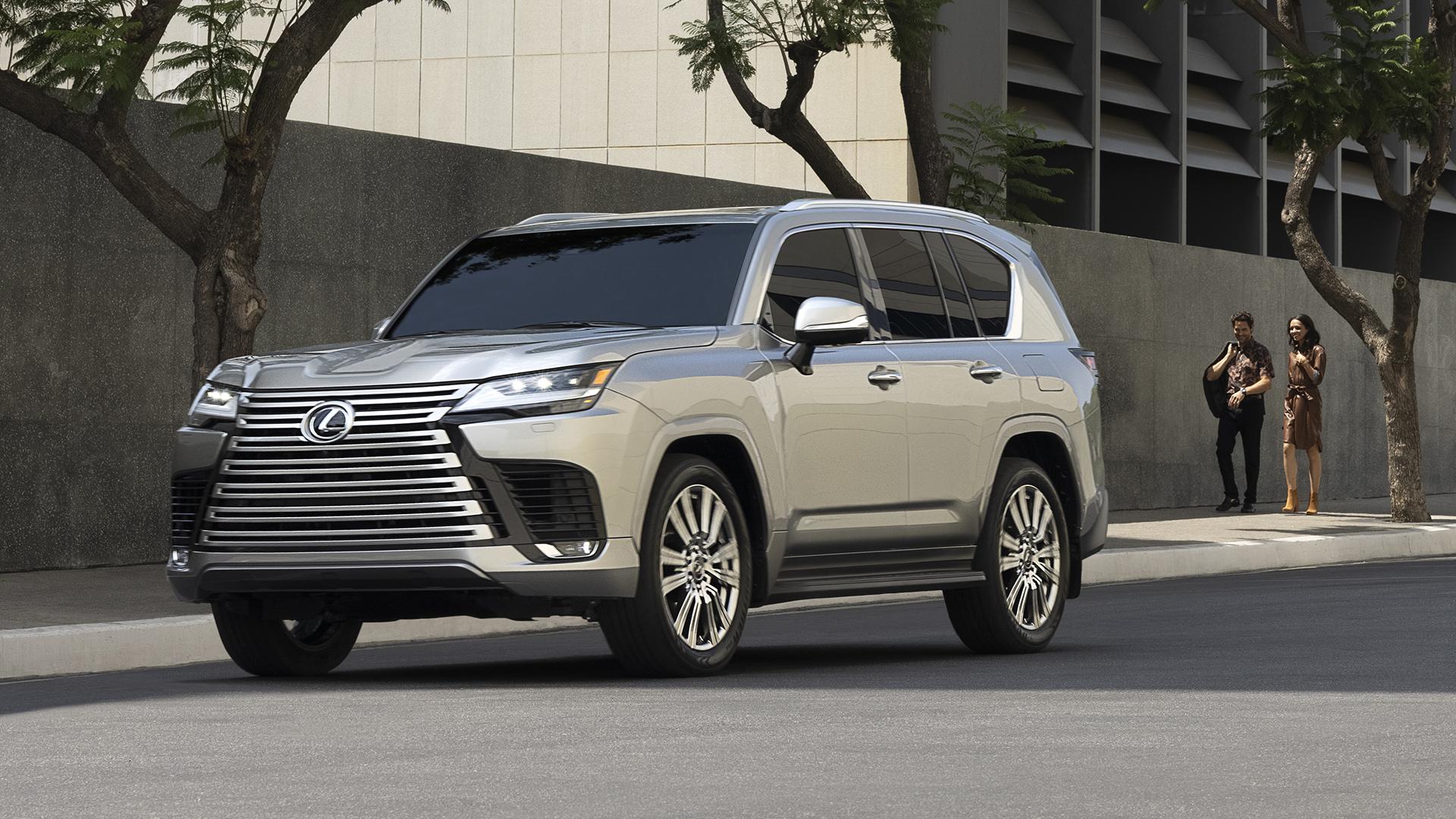 The Lexus LX 600 is based on its closely related counterpart, the Toyota Land Cruiser.