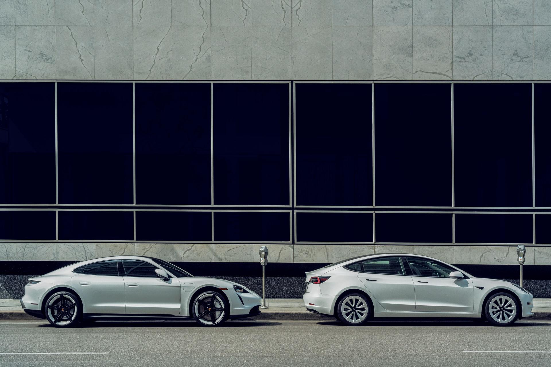 How does the Porsche Taycan stack up against the Tesla Model S?