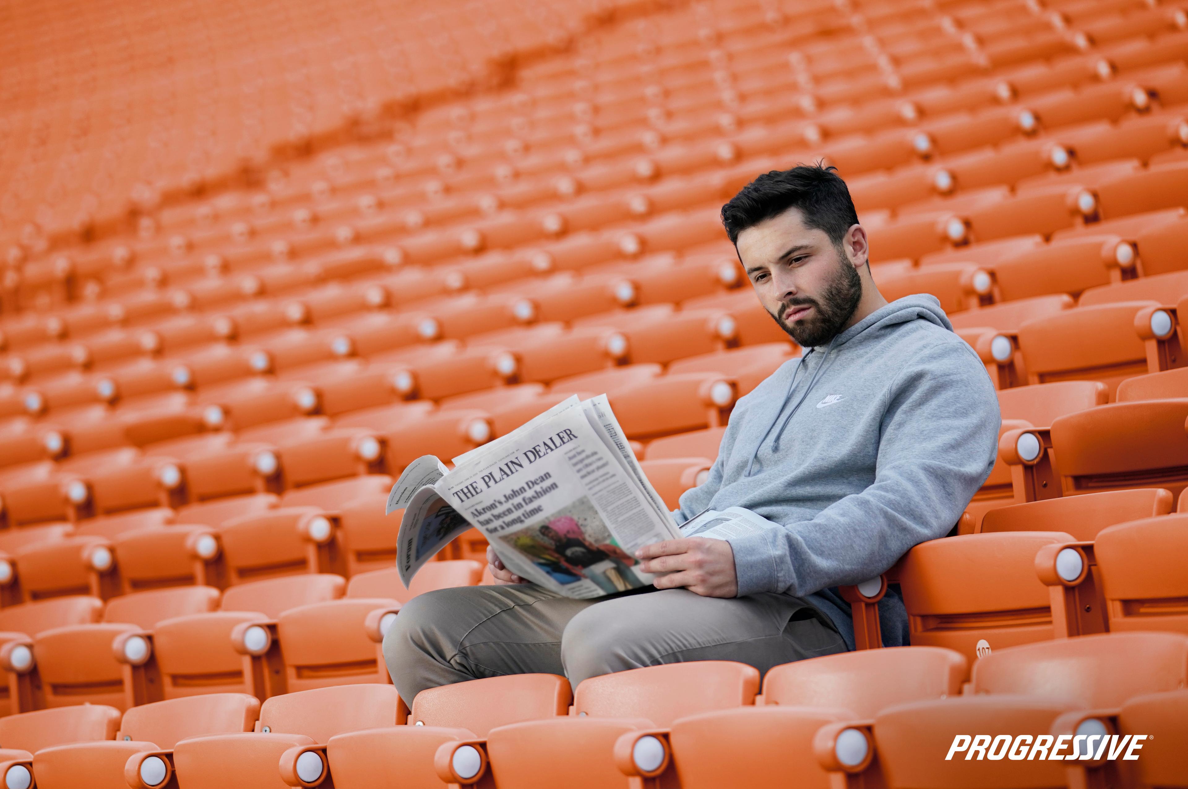 Progressive’s ‘At Home with Baker Mayfield’ commercials have been a hit.