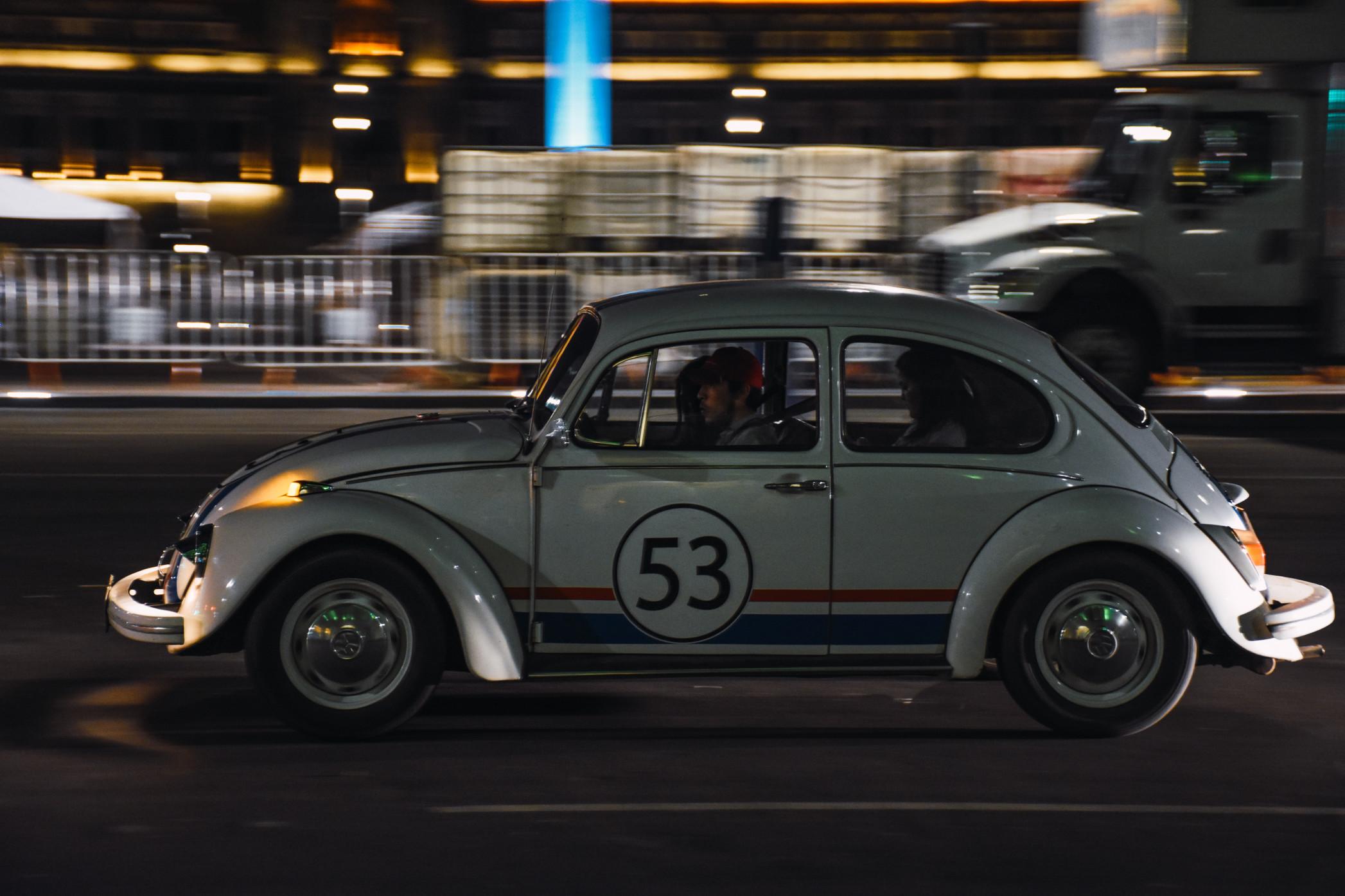 Herbie was the iconic VW Beetle that starred in “The Love Bug.”
