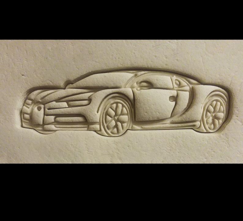 Bugatti Chiron car cookie cutter