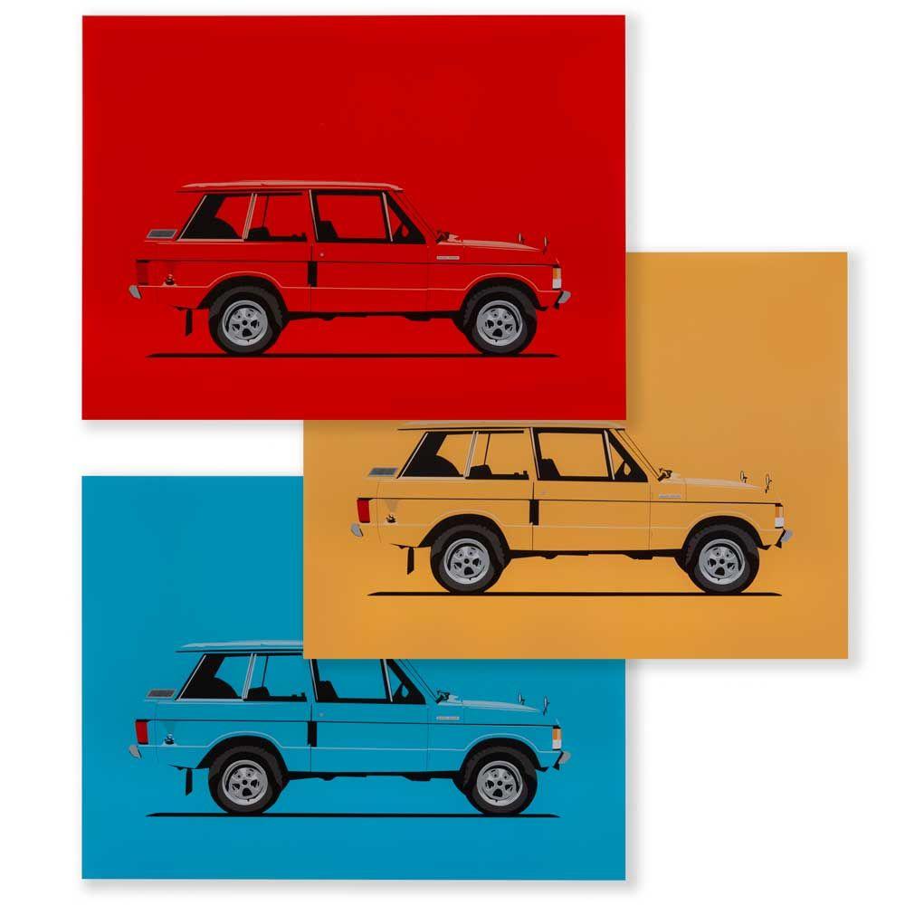 Limited edition Range Rover classic artwork