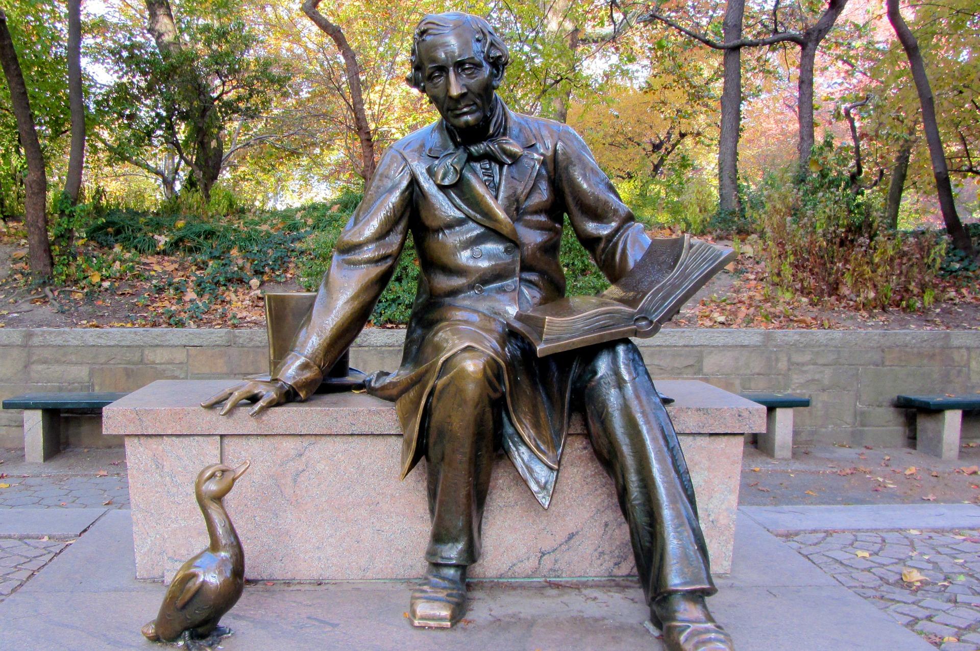 Hans Christian Andersen Park statue, Solvang, CA