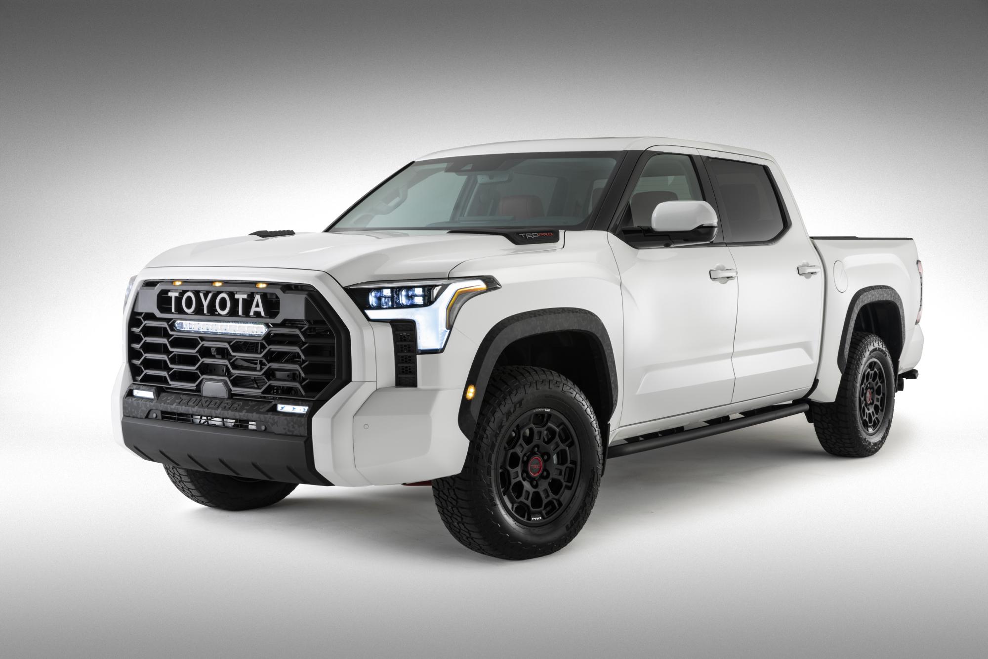 The 2022 Tundra TRD Pro is packed with towing and off-roading upgrades and a hybrid-electric powertrain.