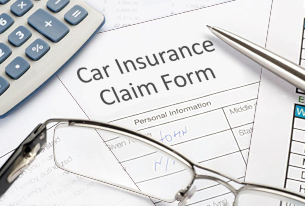 Fill out a claim form after an accident
