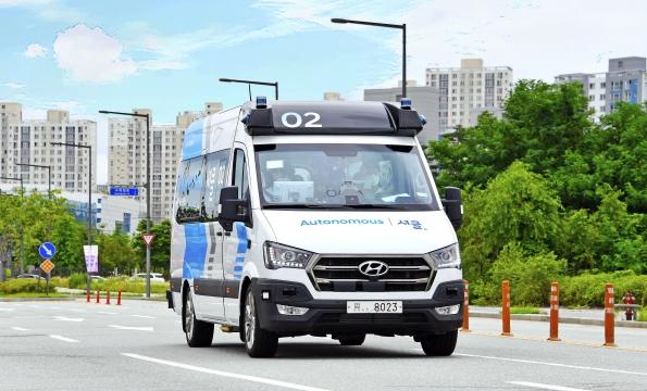 The autonomous RoboShuttle service is being tested in South Korea.