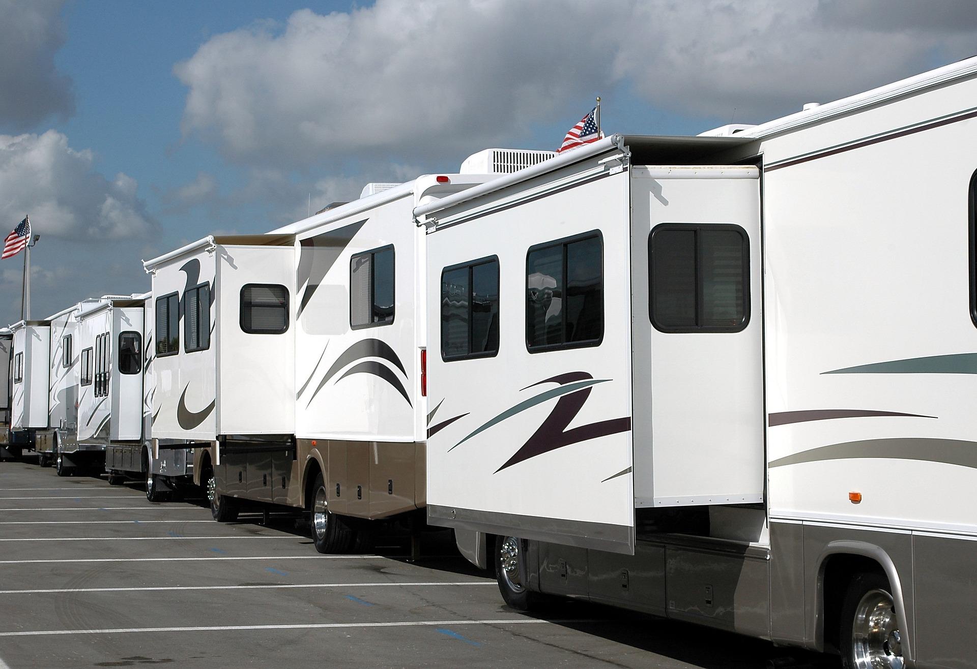 A luxury RV lets you travel in style.