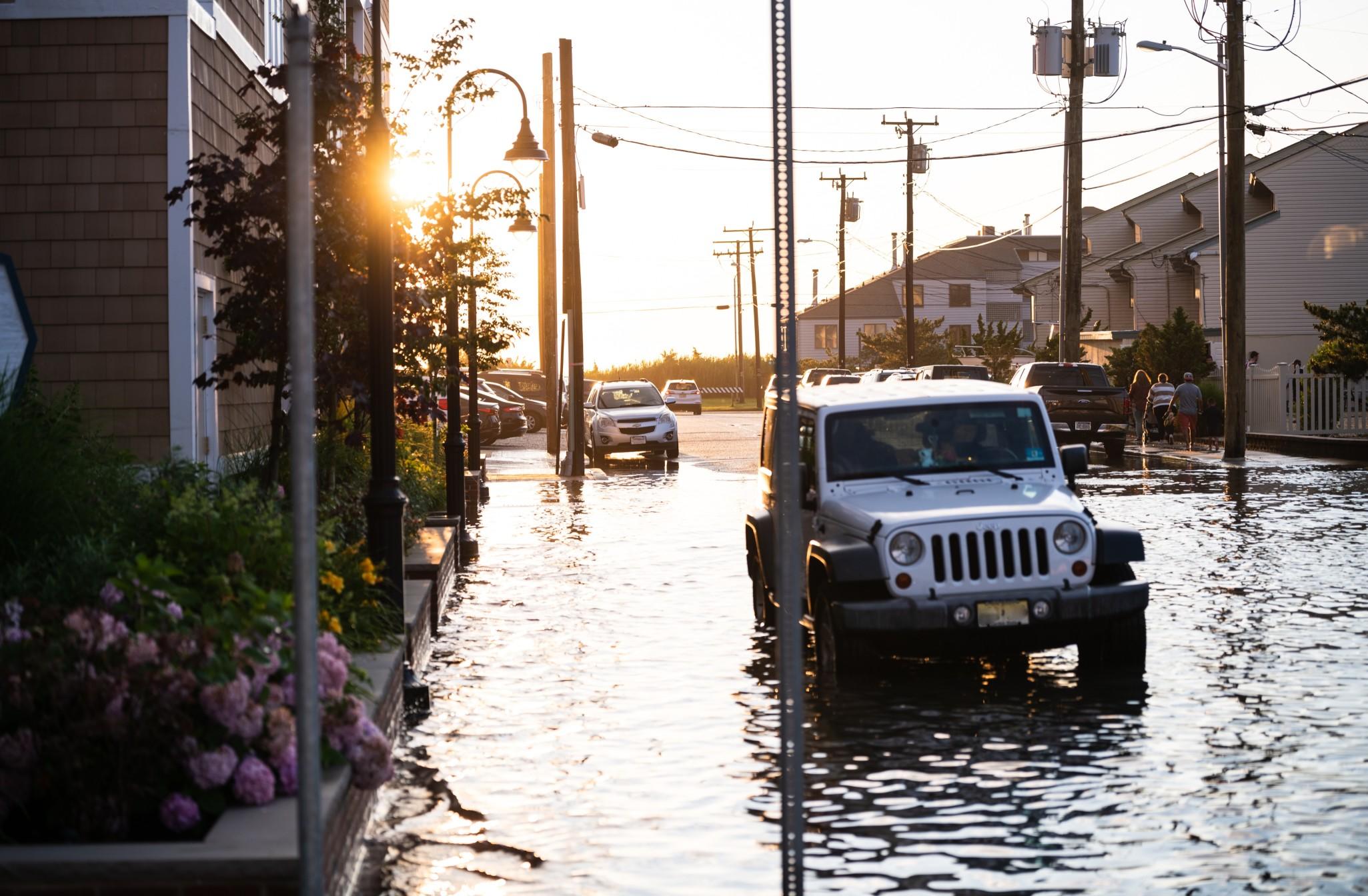 Recent storms caused flooding in New Jersey.
