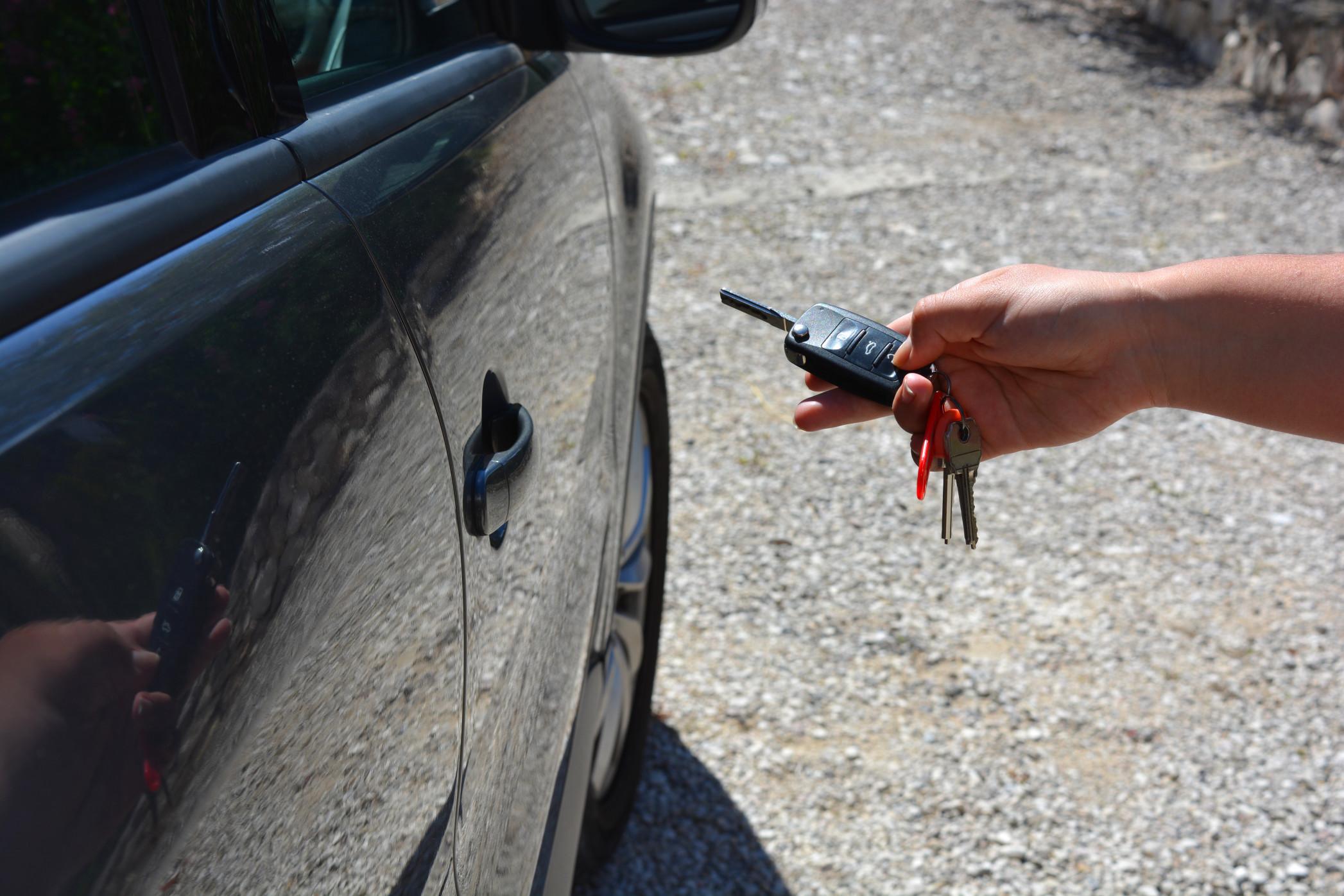A North Dakota man was a victim of car theft when his keys were stolen from an auto shop recently.