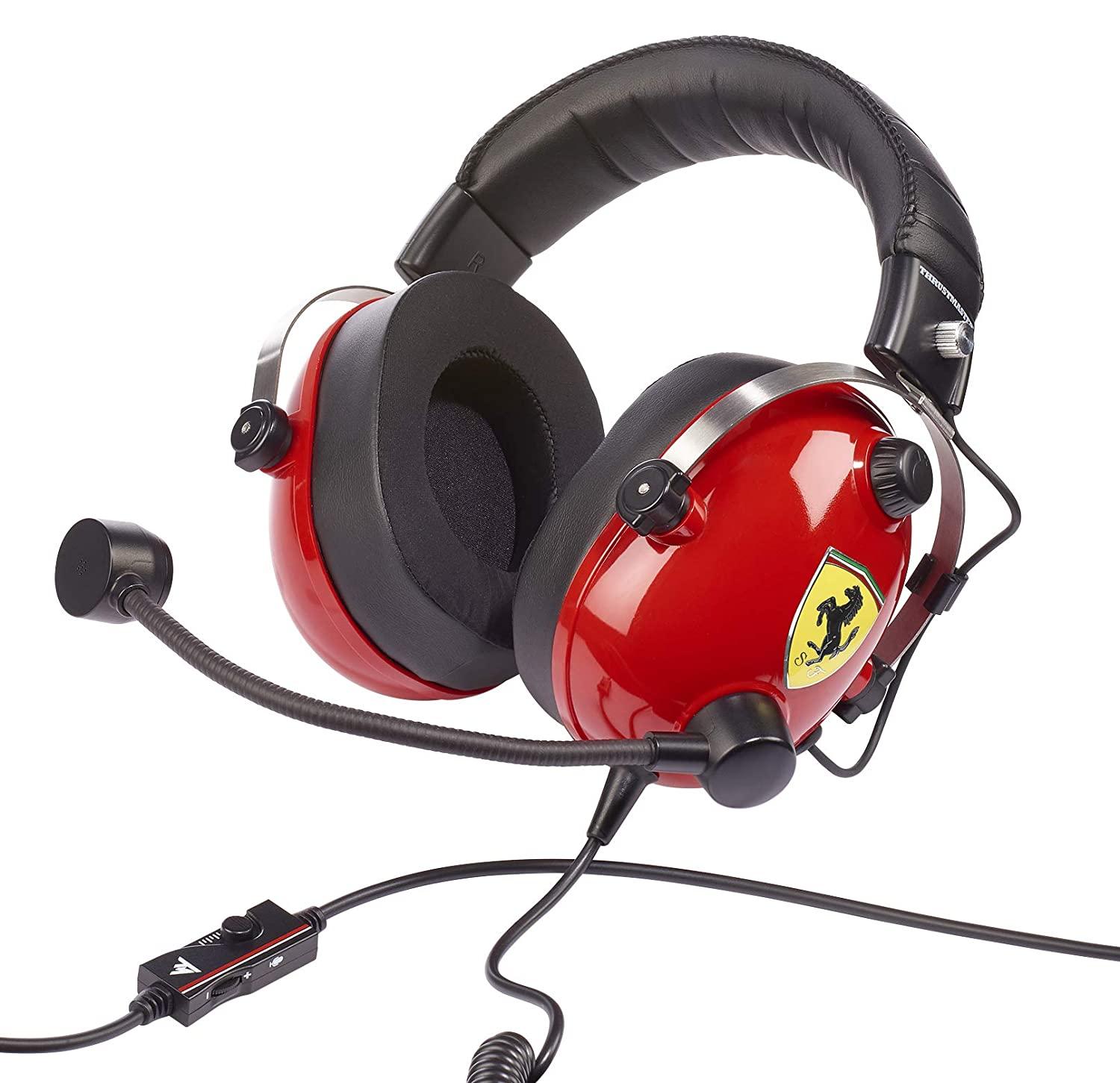 T.Racing Scuderia Ferrari Edition gaming headphones by Thrustmaster