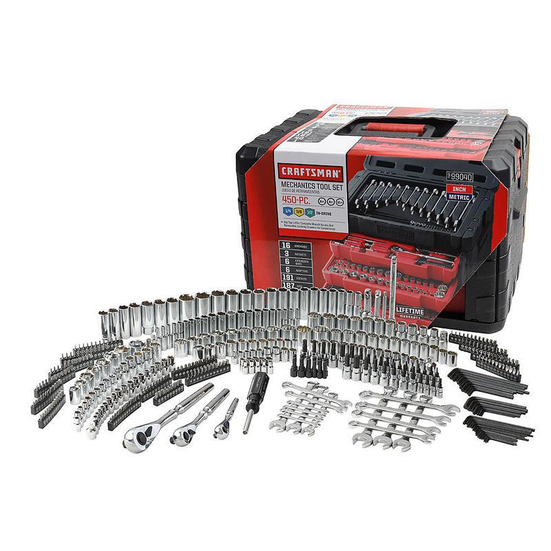 450 piece mechanic’s tool set